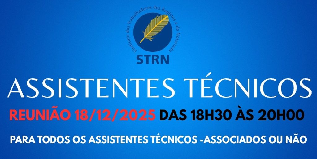 11/12/2025 Reunião Assistentes Técnicos: 18/12/2025