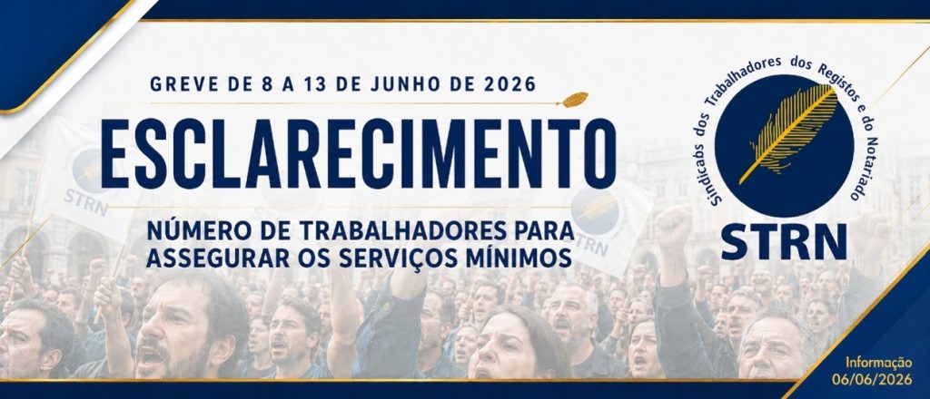 Informação nº 11/2026 06/06/2026 Esclarecimento: Número de trabalhadores para assegurar os serviços mínimos